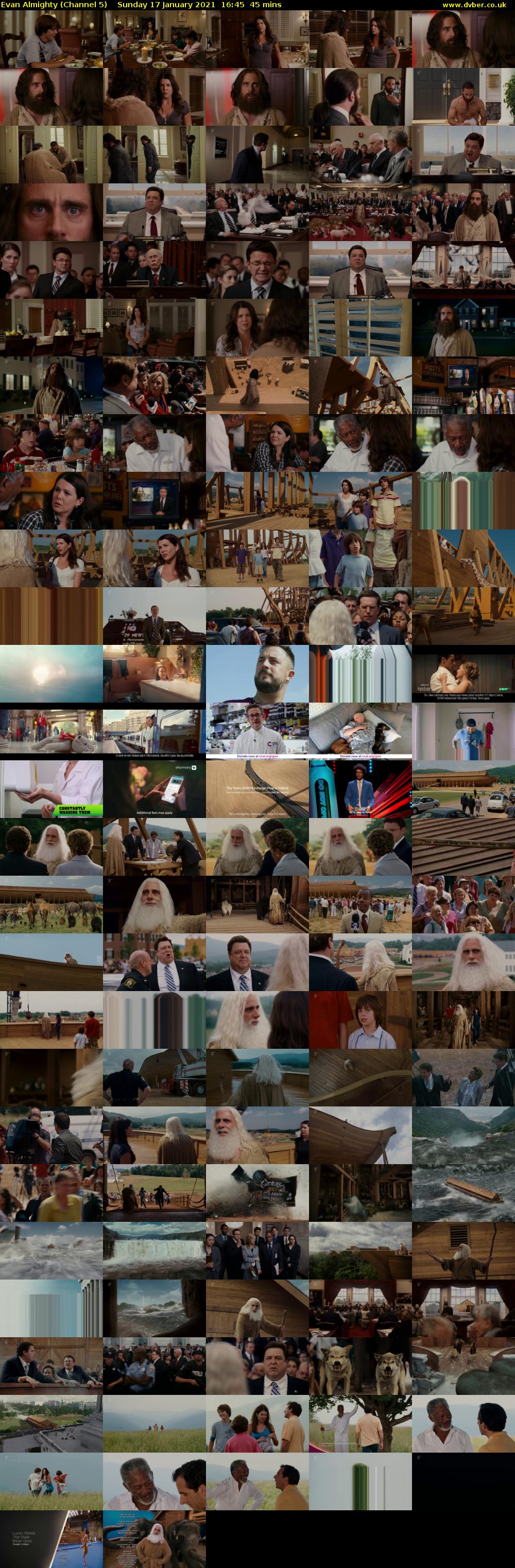Evan Almighty (Channel 5) Sunday 17 January 2021 16:45 - 17:30