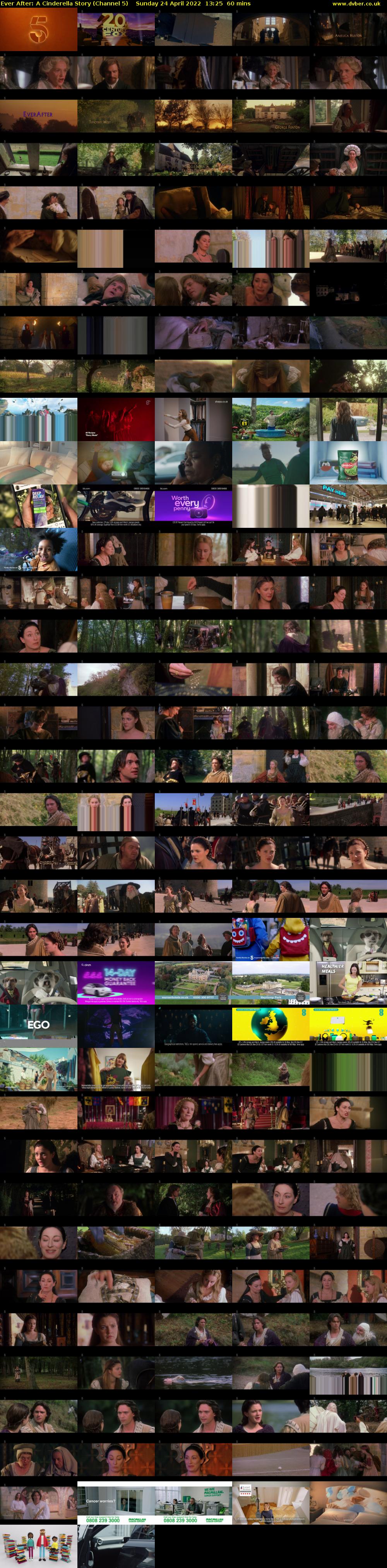 Ever After: A Cinderella Story (Channel 5) Sunday 24 April 2022 13:25 - 14:25