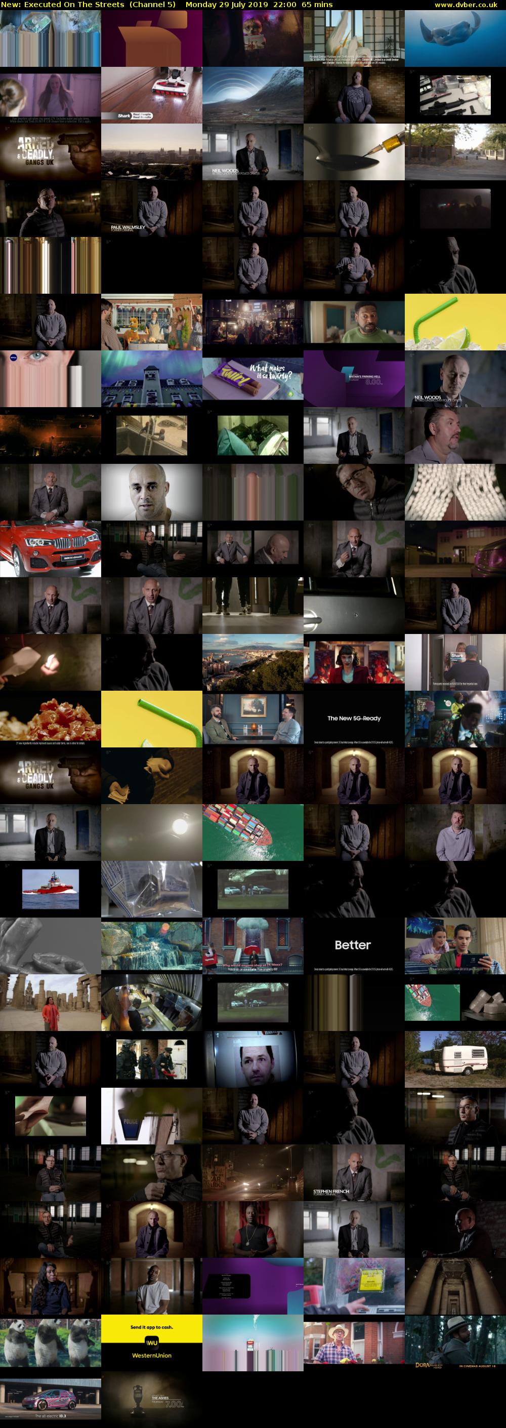 Executed On The Streets (Channel 5) Monday 29 July 2019 22:00 - 23:05