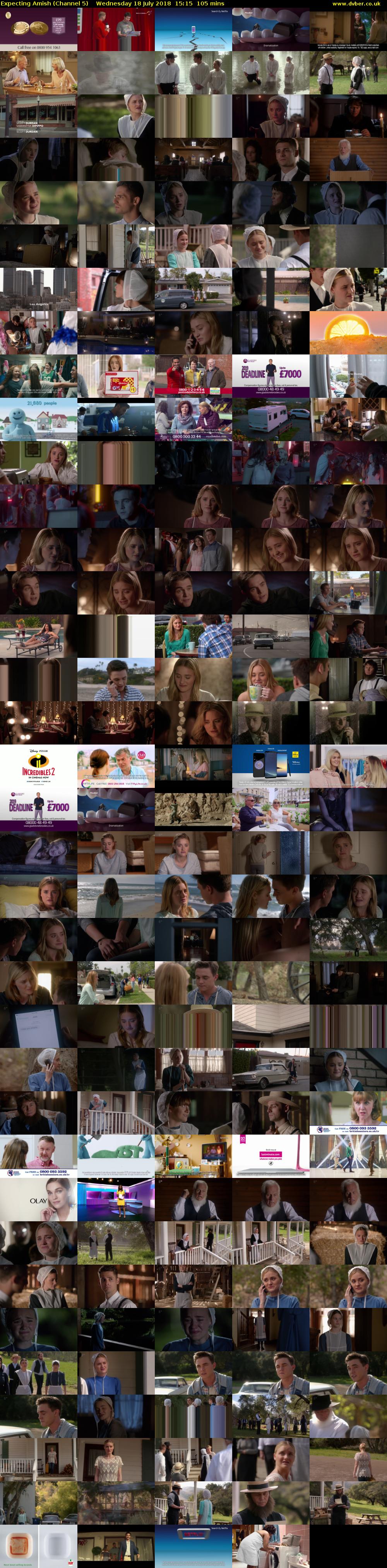 Expecting Amish (Channel 5) Wednesday 18 July 2018 15:15 - 17:00