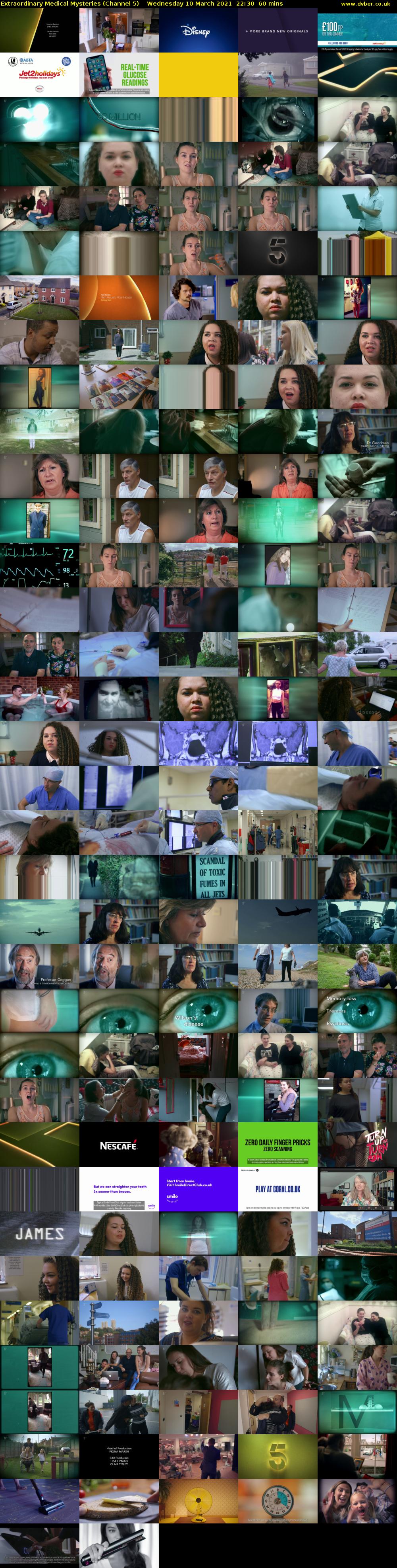 Extraordinary Medical Mysteries (Channel 5) Wednesday 10 March 2021 22:30 - 23:30