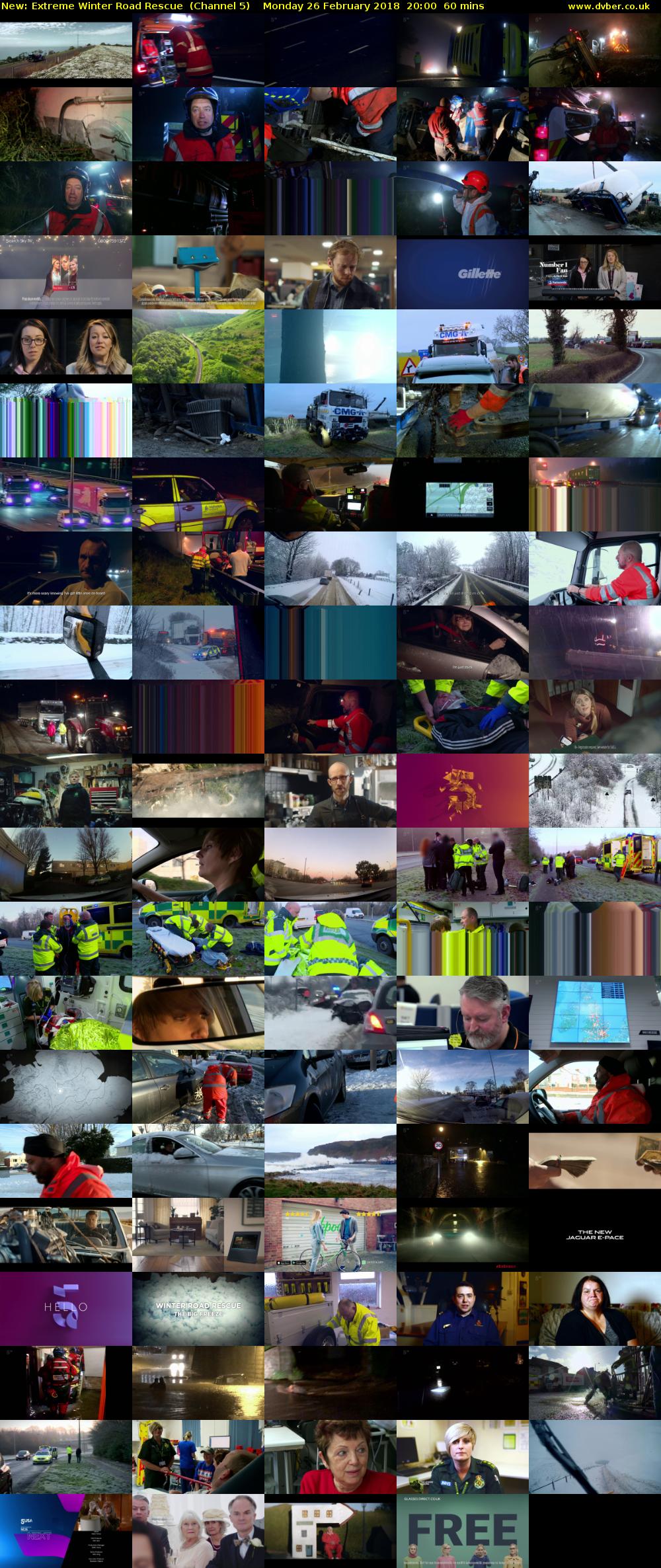 Extreme Winter Road Rescue (Channel 5) Monday 26 February 2018 20:00 - 21:00
