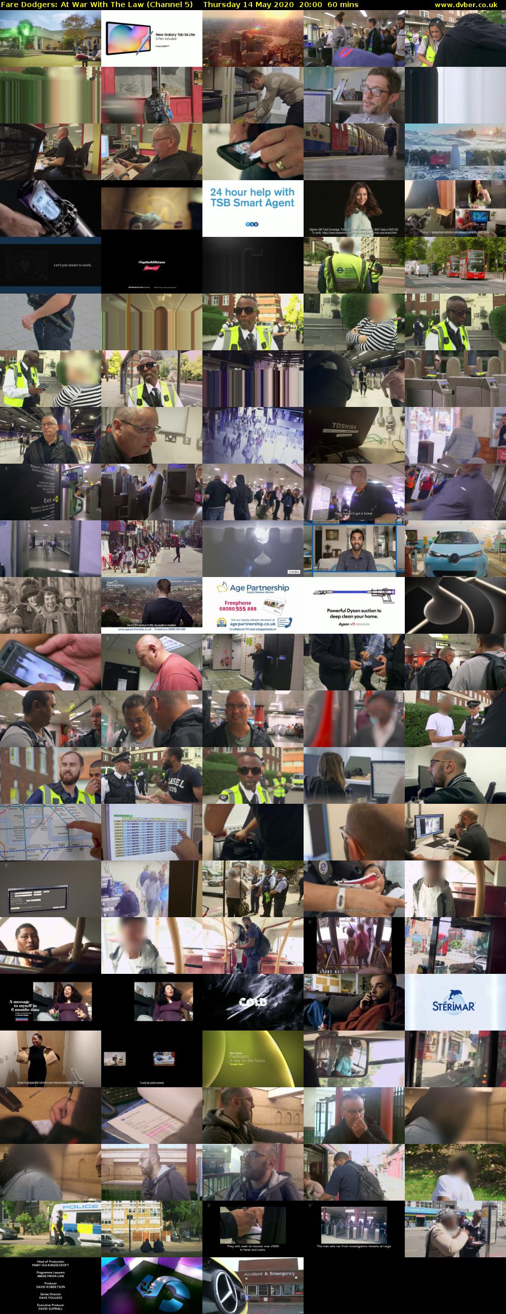 Fare Dodgers: At War With The Law (Channel 5) Thursday 14 May 2020 20:00 - 21:00