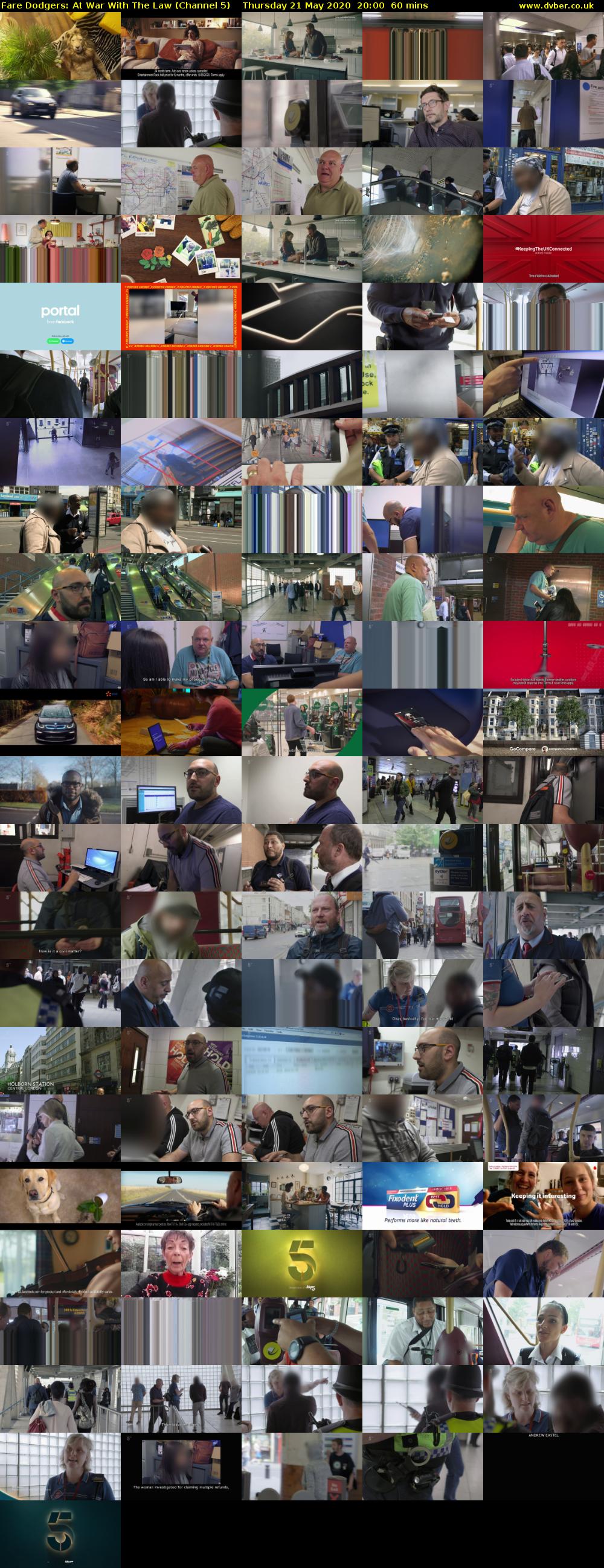 Fare Dodgers: At War With The Law (Channel 5) Thursday 21 May 2020 20:00 - 21:00