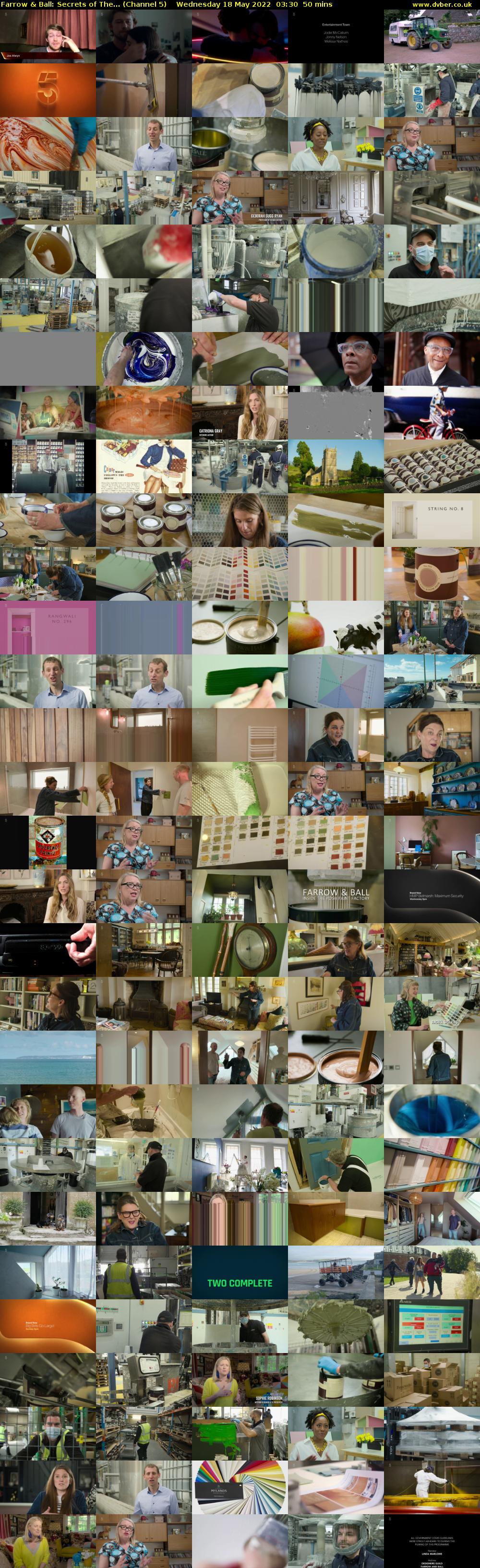 Farrow & Ball: Secrets of The... (Channel 5) Wednesday 18 May 2022 03:30 - 04:20