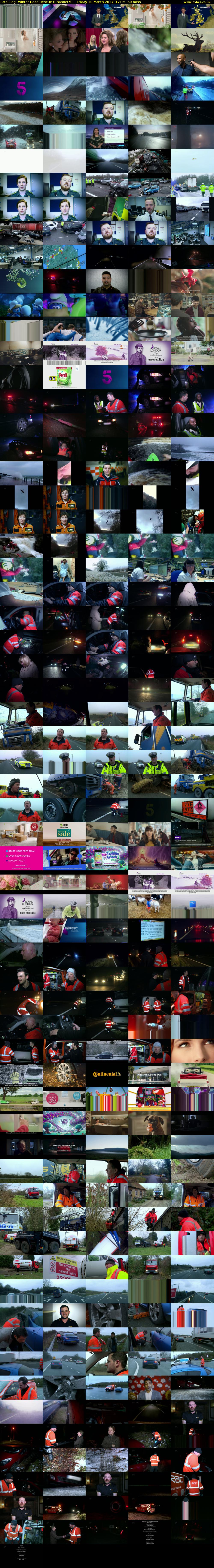 Fatal Fog: Winter Road Rescue (Channel 5) Friday 10 March 2017 12:15 - 13:15