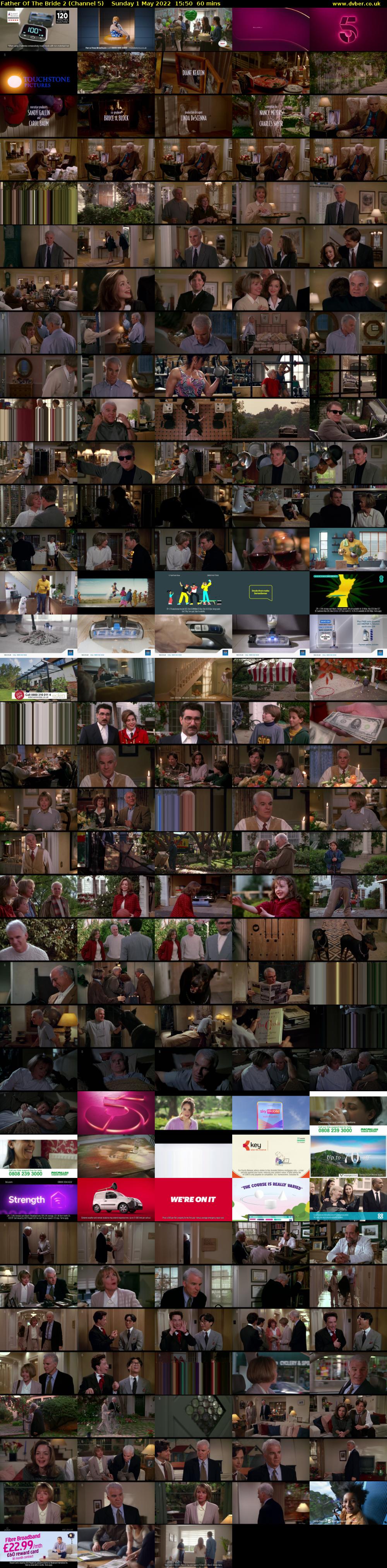Father Of The Bride 2 (Channel 5) Sunday 1 May 2022 15:50 - 16:50