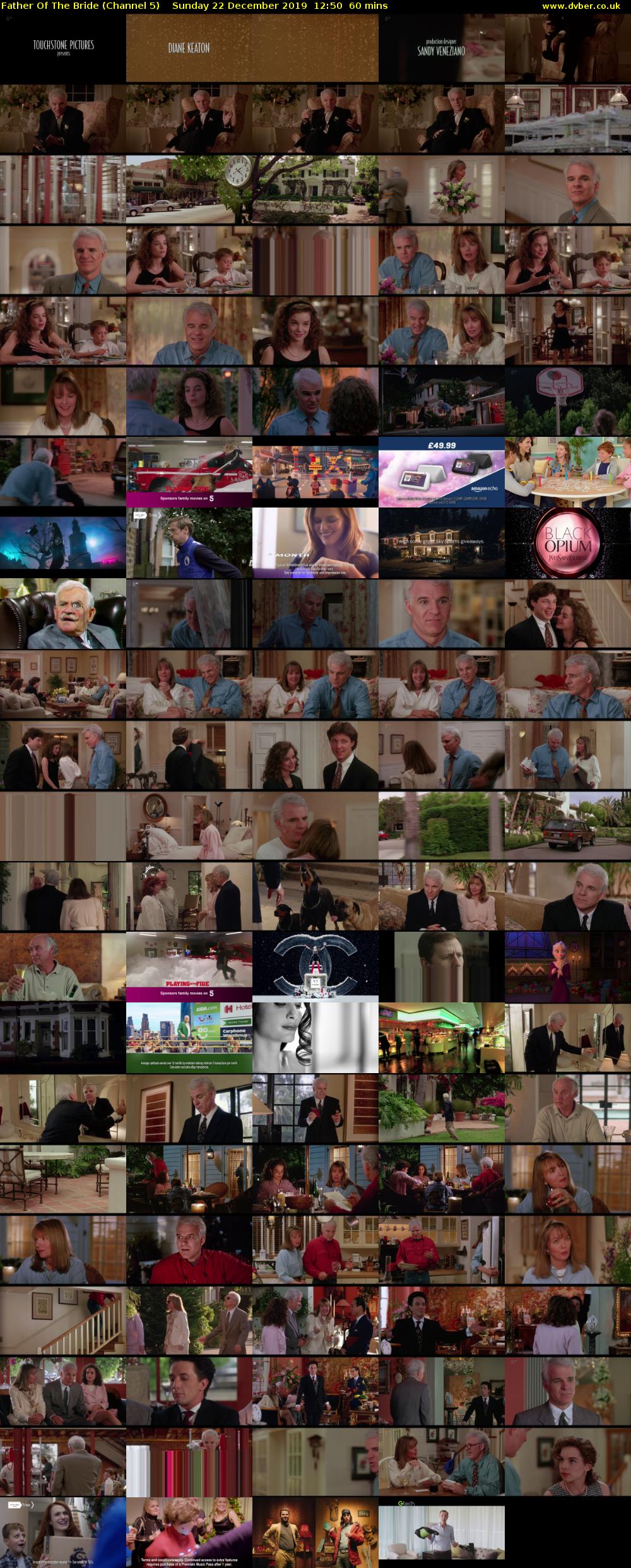 Father Of The Bride (Channel 5) Sunday 22 December 2019 12:50 - 13:50