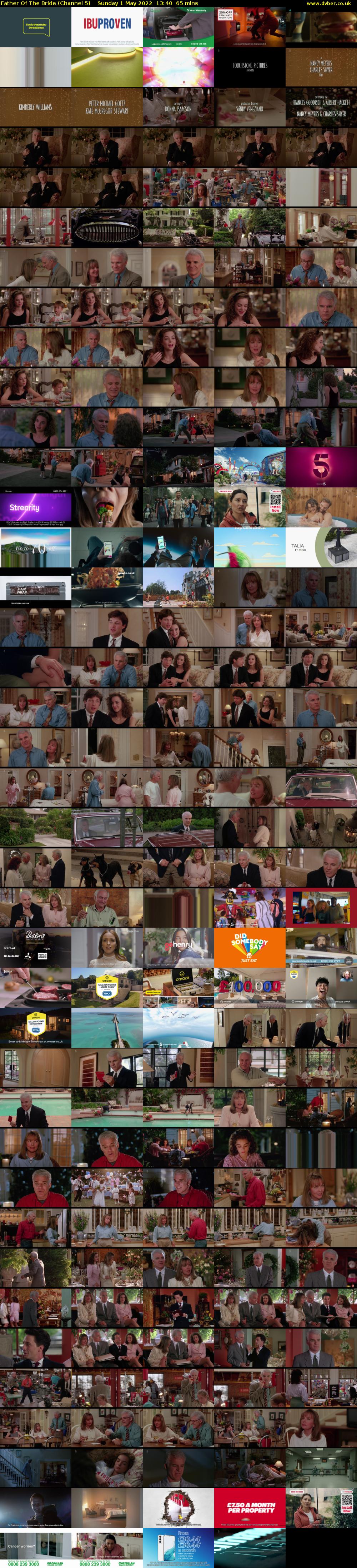 Father Of The Bride (Channel 5) Sunday 1 May 2022 13:40 - 14:45