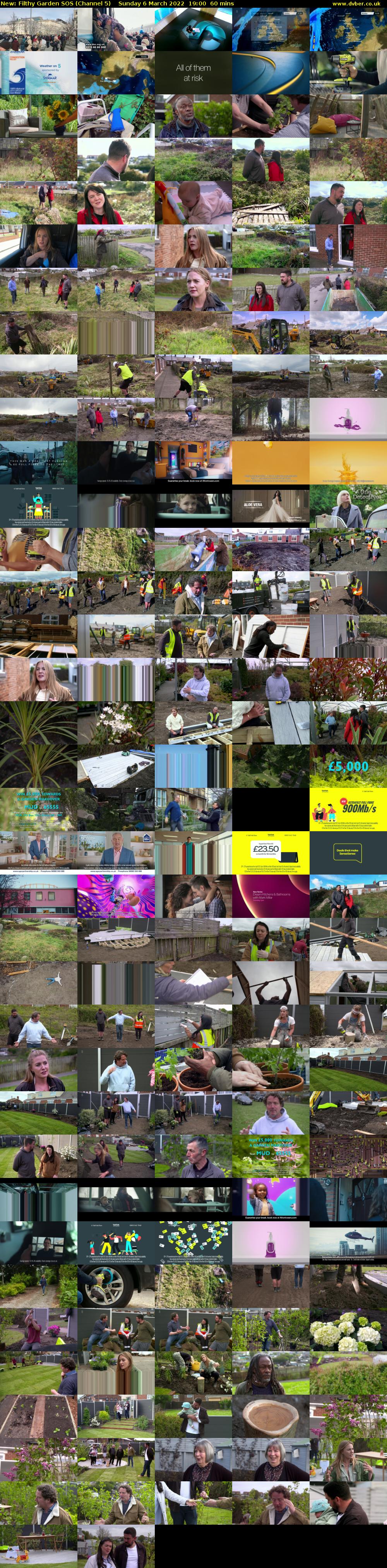 Filthy Garden SOS (Channel 5) Sunday 6 March 2022 19:00 - 20:00