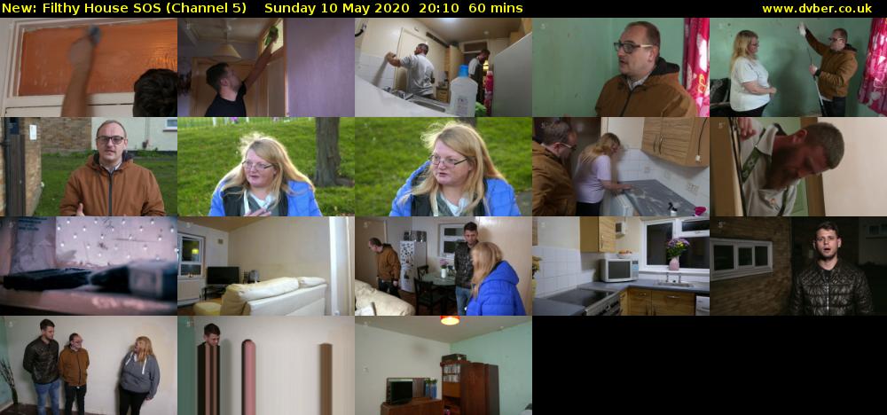 Filthy House SOS (Channel 5) Sunday 10 May 2020 20:10 - 21:10