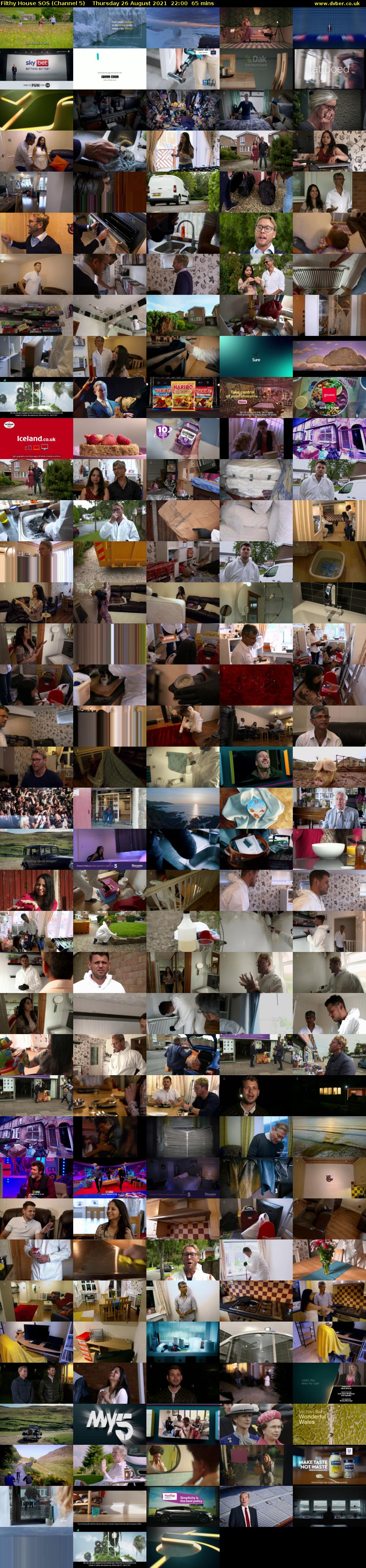 Filthy House SOS (Channel 5) Thursday 26 August 2021 22:00 - 23:05