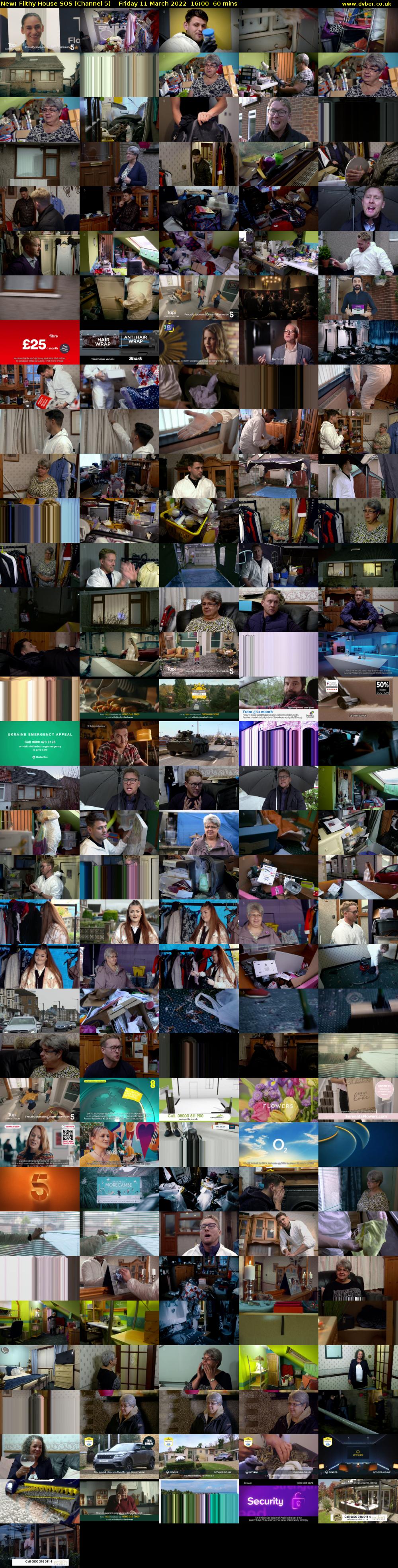 Filthy House SOS (Channel 5) Friday 11 March 2022 16:00 - 17:00