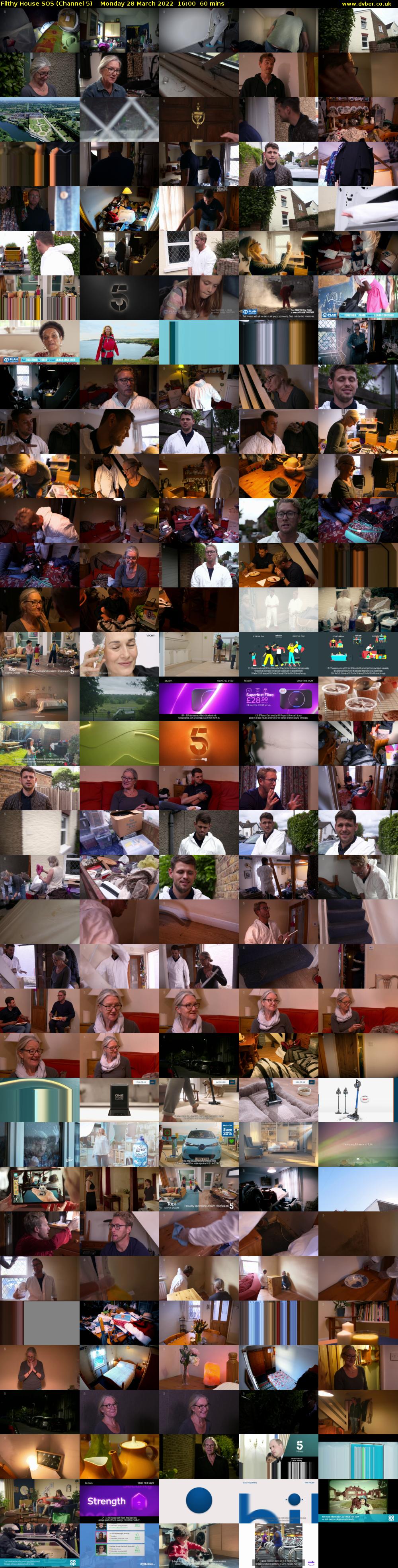 Filthy House SOS (Channel 5) Monday 28 March 2022 16:00 - 17:00