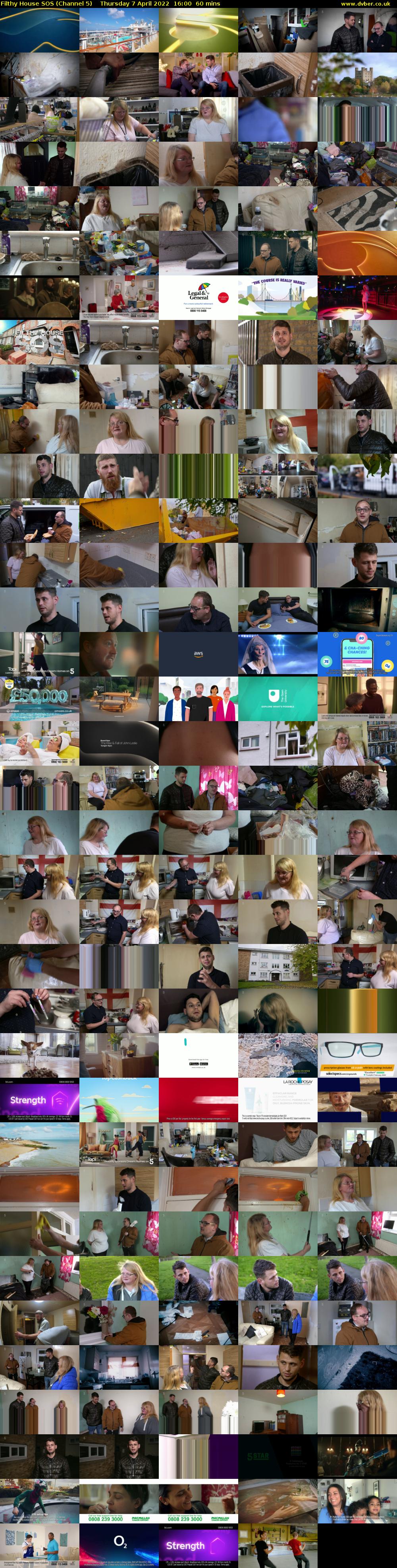 Filthy House SOS (Channel 5) Thursday 7 April 2022 16:00 - 17:00