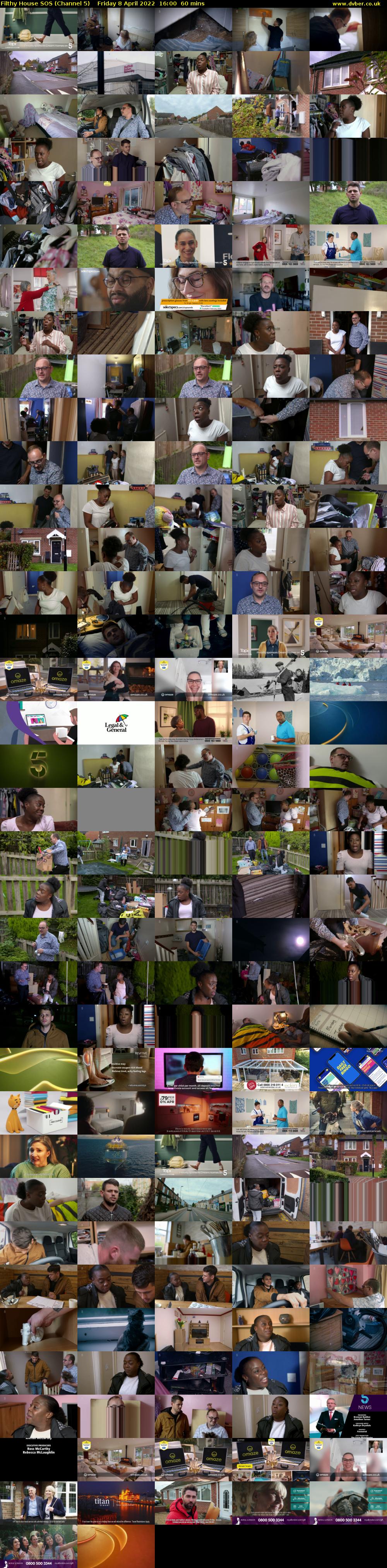 Filthy House SOS (Channel 5) Friday 8 April 2022 16:00 - 17:00