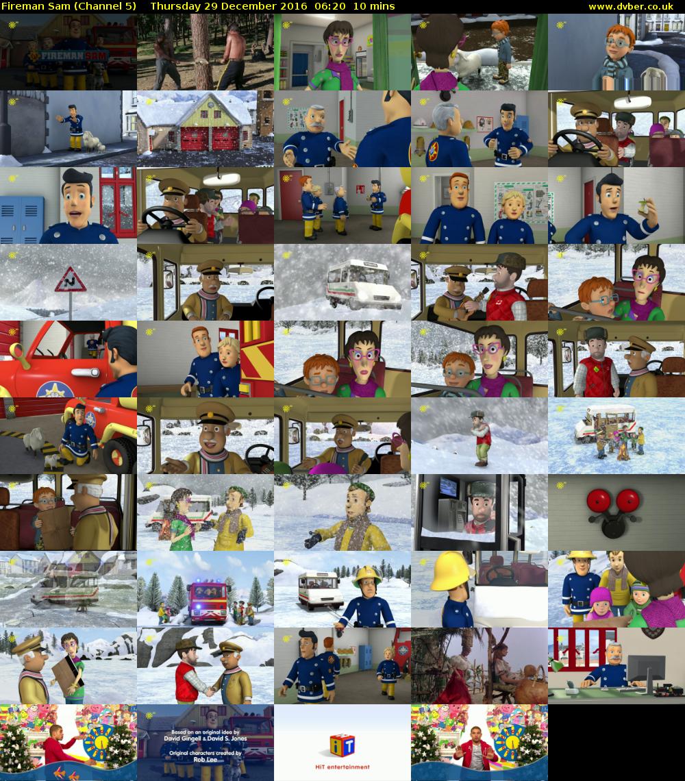 Fireman Sam (Channel 5) Thursday 29 December 2016 06:20 - 06:30