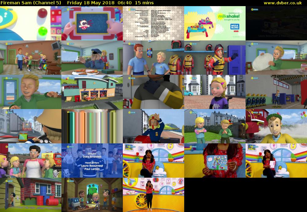 Fireman Sam (Channel 5) Friday 18 May 2018 06:40 - 06:55