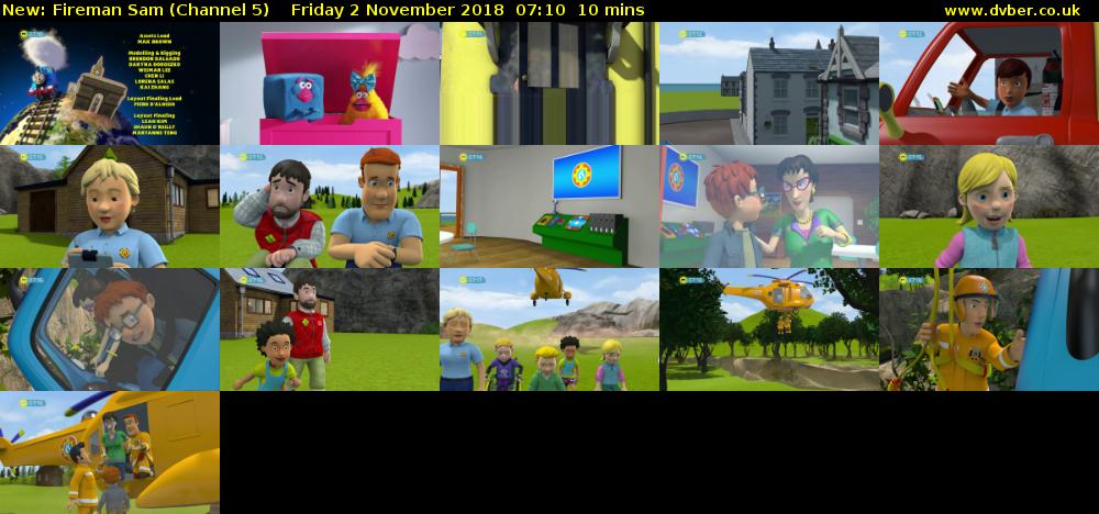 Fireman Sam (Channel 5) Friday 2 November 2018 07:10 - 07:20
