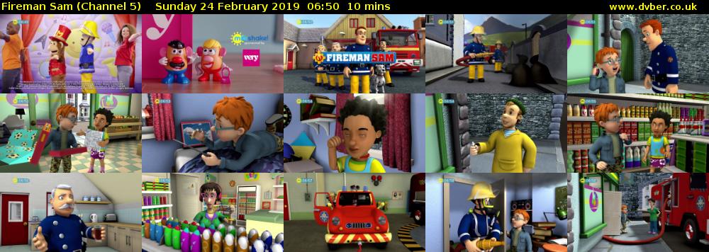 Fireman Sam (Channel 5) Sunday 24 February 2019 06:50 - 07:00