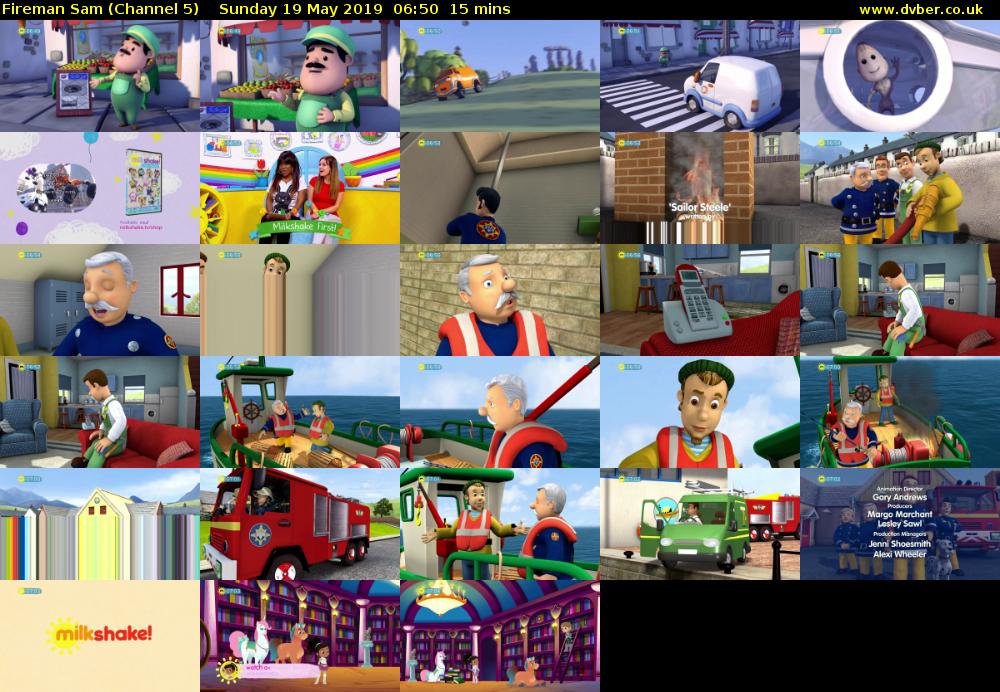Fireman Sam (Channel 5) Sunday 19 May 2019 06:50 - 07:05