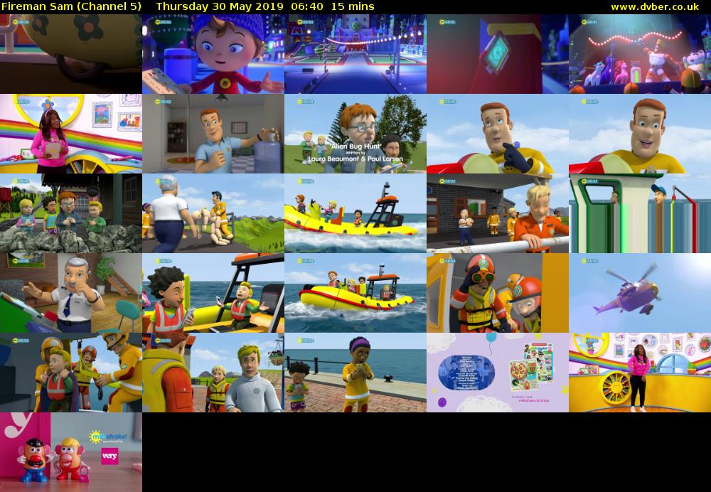 Fireman Sam (Channel 5) Thursday 30 May 2019 06:40 - 06:55