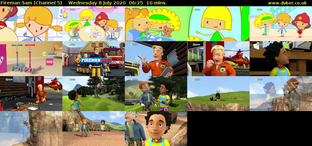 Fireman Sam (Channel 5) Wednesday 8 July 2020 06:25 - 06:35