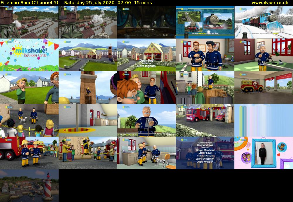 Fireman Sam (Channel 5) Saturday 25 July 2020 07:00 - 07:15