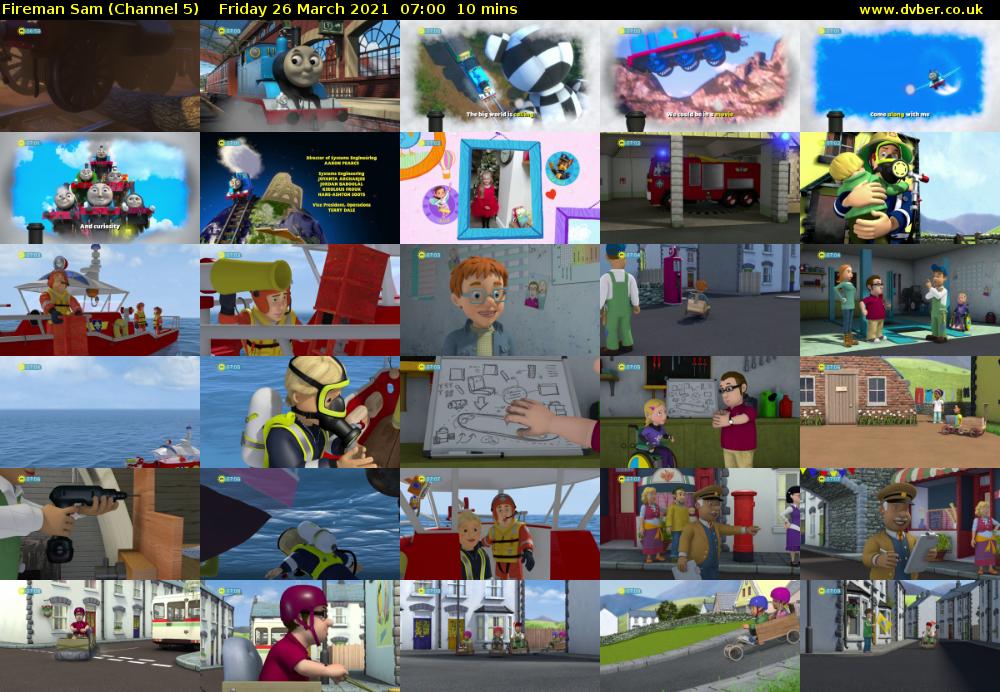 Fireman Sam (Channel 5) Friday 26 March 2021 07:00 - 07:10