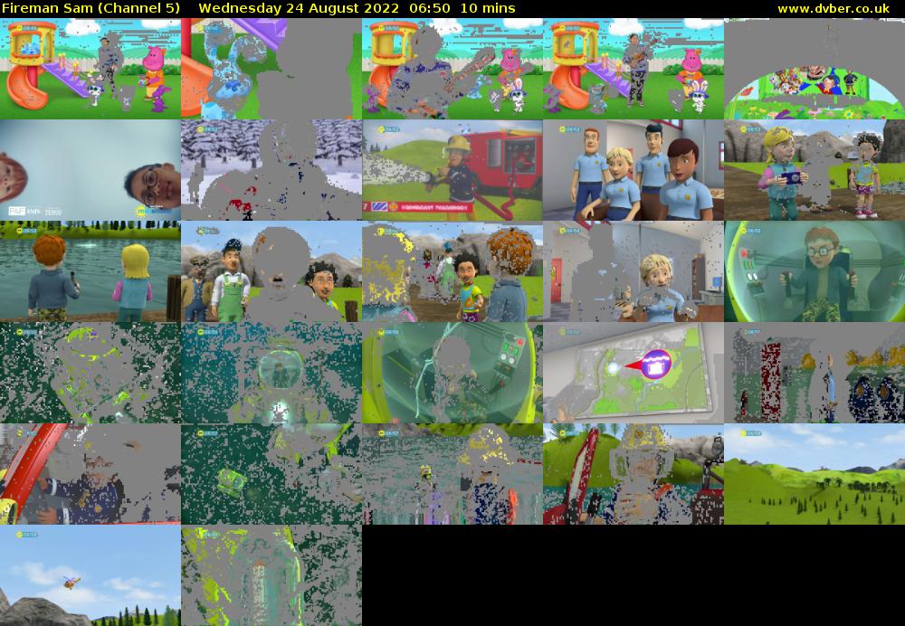Fireman Sam (Channel 5) Wednesday 24 August 2022 06:50 - 07:00