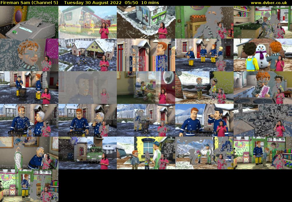 Fireman Sam (Channel 5) Tuesday 30 August 2022 05:50 - 06:00