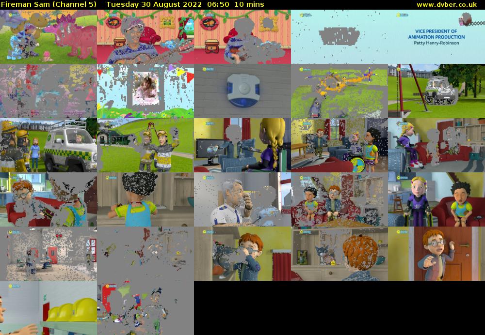 Fireman Sam (Channel 5) Tuesday 30 August 2022 06:50 - 07:00