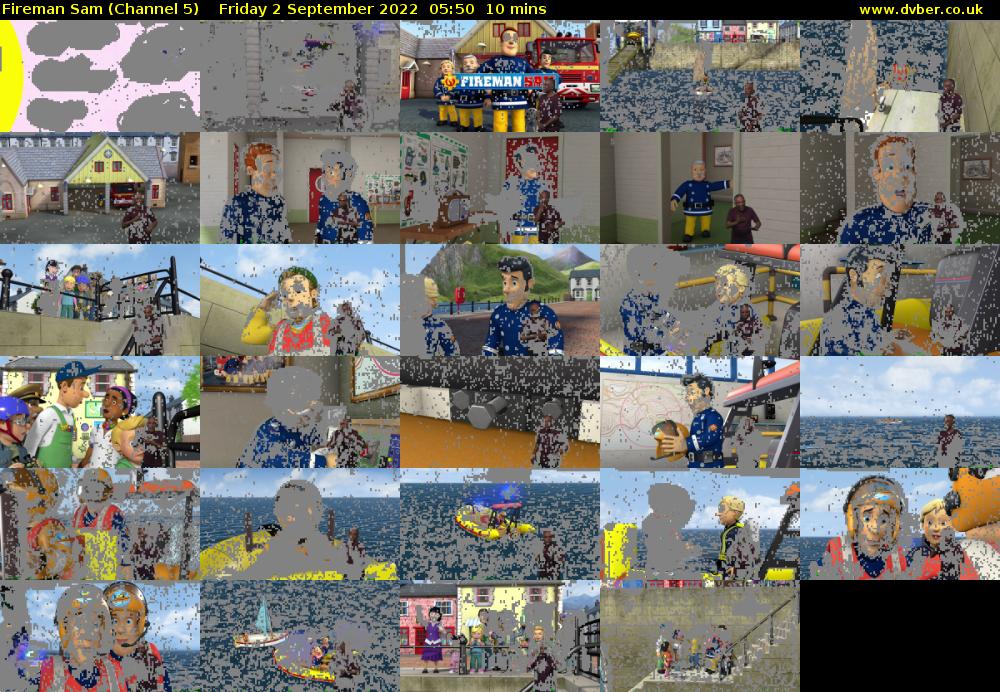 Fireman Sam (Channel 5) Friday 2 September 2022 05:50 - 06:00
