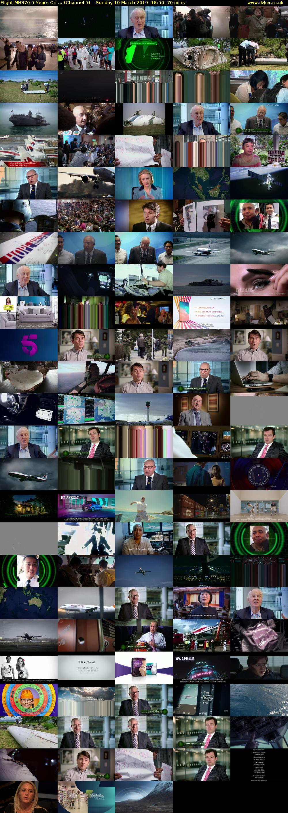 Flight MH370 5 Years On:... (Channel 5) Sunday 10 March 2019 18:50 - 20:00