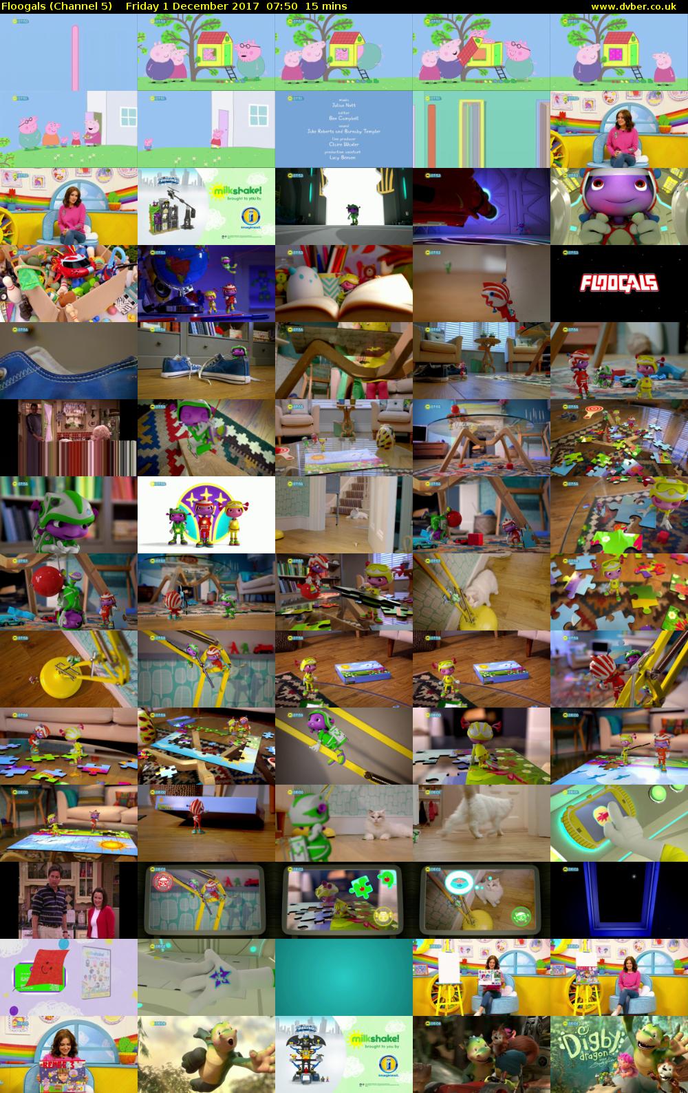 Floogals (Channel 5) Friday 1 December 2017 07:50 - 08:05