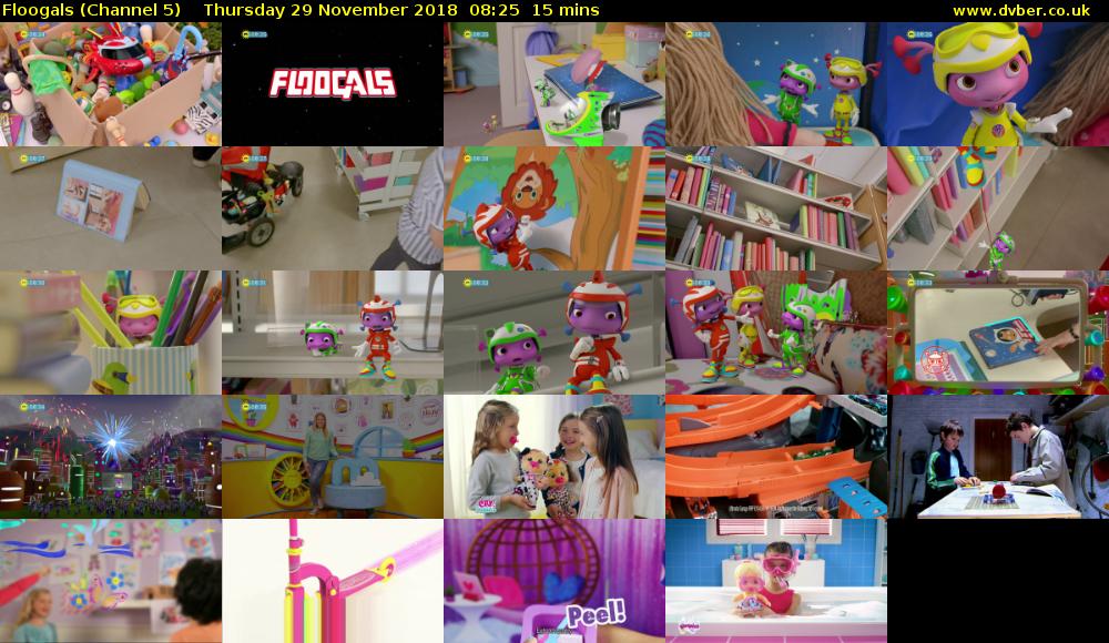 Floogals (Channel 5) Thursday 29 November 2018 08:25 - 08:40
