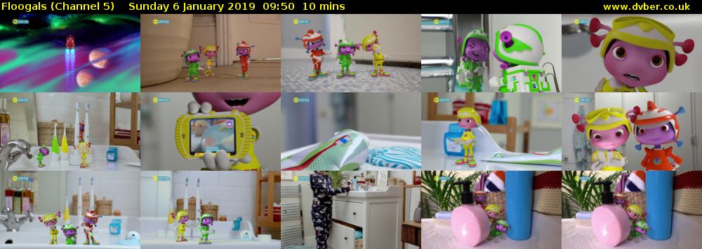 Floogals (Channel 5) Sunday 6 January 2019 09:50 - 10:00
