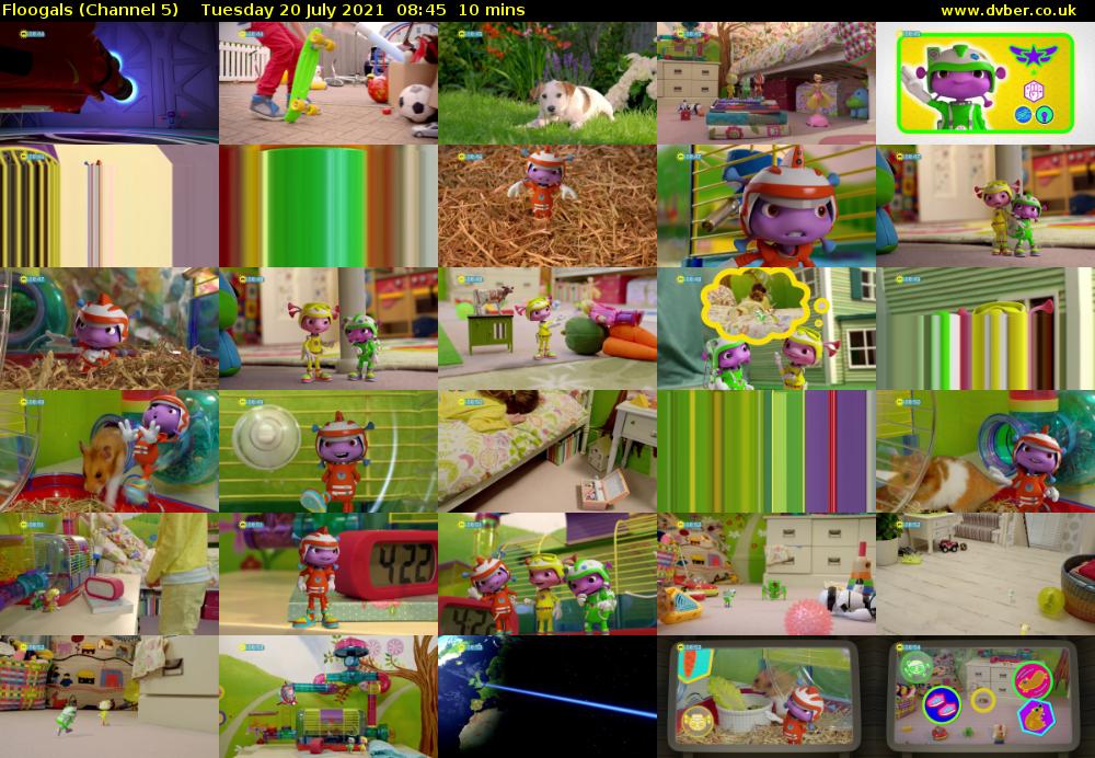 Floogals (Channel 5) Tuesday 20 July 2021 08:45 - 08:55