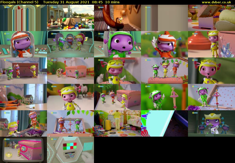 Floogals (Channel 5) Tuesday 31 August 2021 08:45 - 08:55