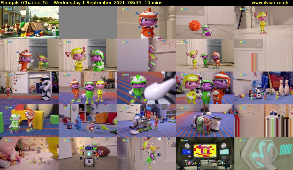 Floogals (Channel 5) Wednesday 1 September 2021 08:45 - 08:55