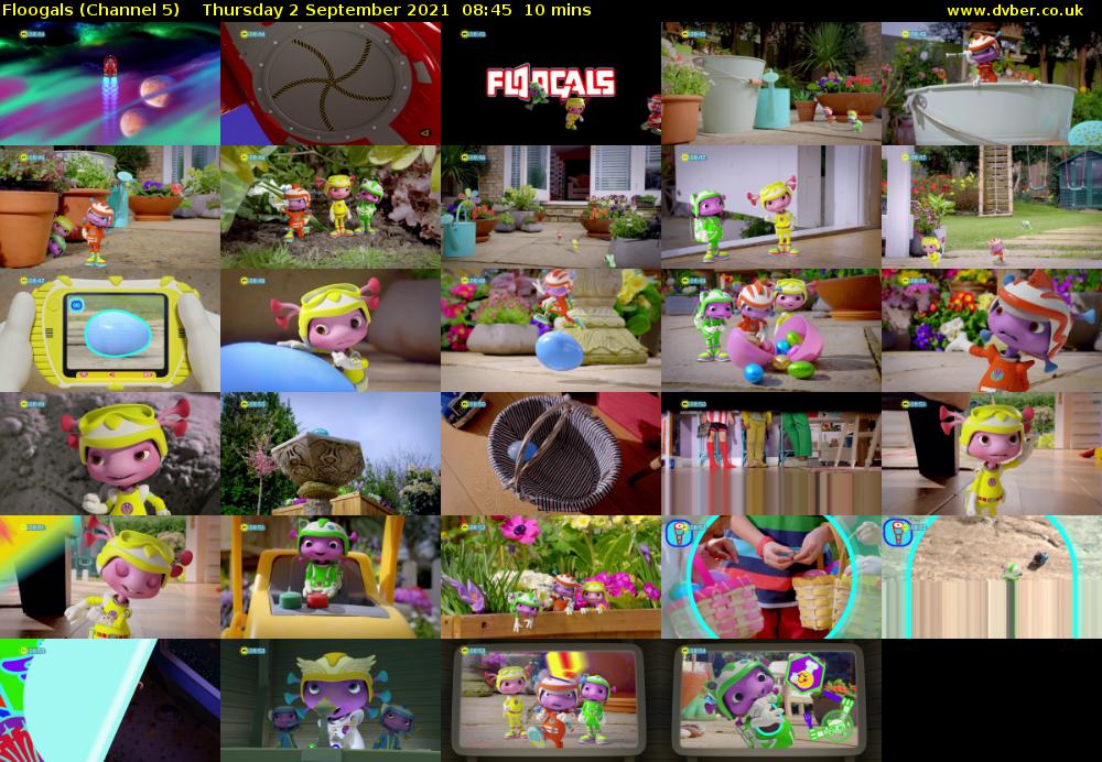 Floogals (Channel 5) Thursday 2 September 2021 08:45 - 08:55