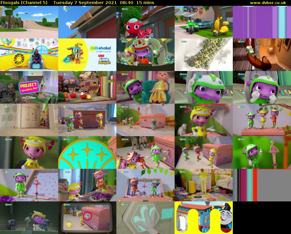 Floogals (Channel 5) Tuesday 7 September 2021 08:40 - 08:55