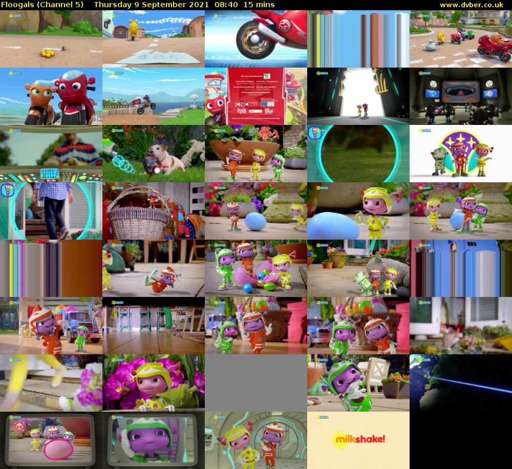 Floogals (Channel 5) Thursday 9 September 2021 08:40 - 08:55