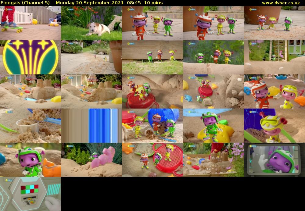 Floogals (Channel 5) Monday 20 September 2021 08:45 - 08:55