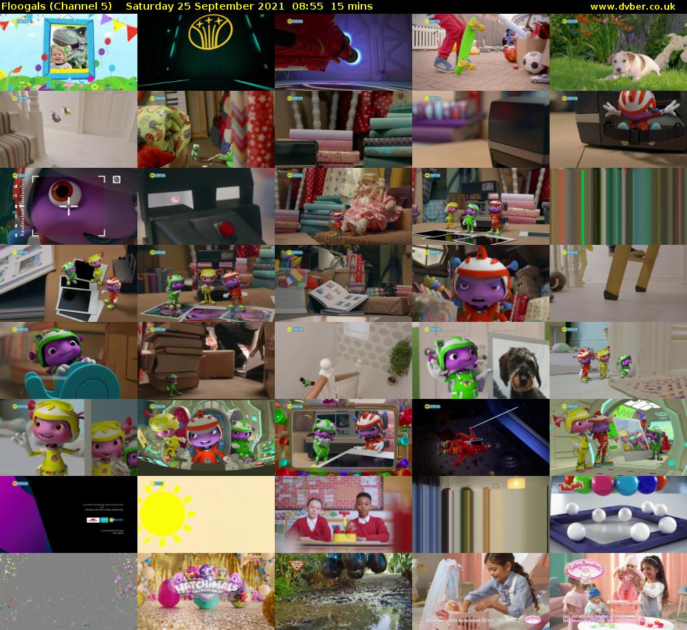 Floogals (Channel 5) Saturday 25 September 2021 08:55 - 09:10