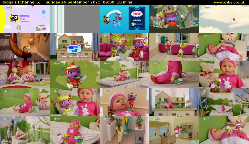 Floogals (Channel 5) Sunday 26 September 2021 09:00 - 09:10