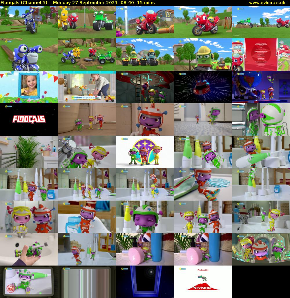 Floogals (Channel 5) Monday 27 September 2021 08:40 - 08:55