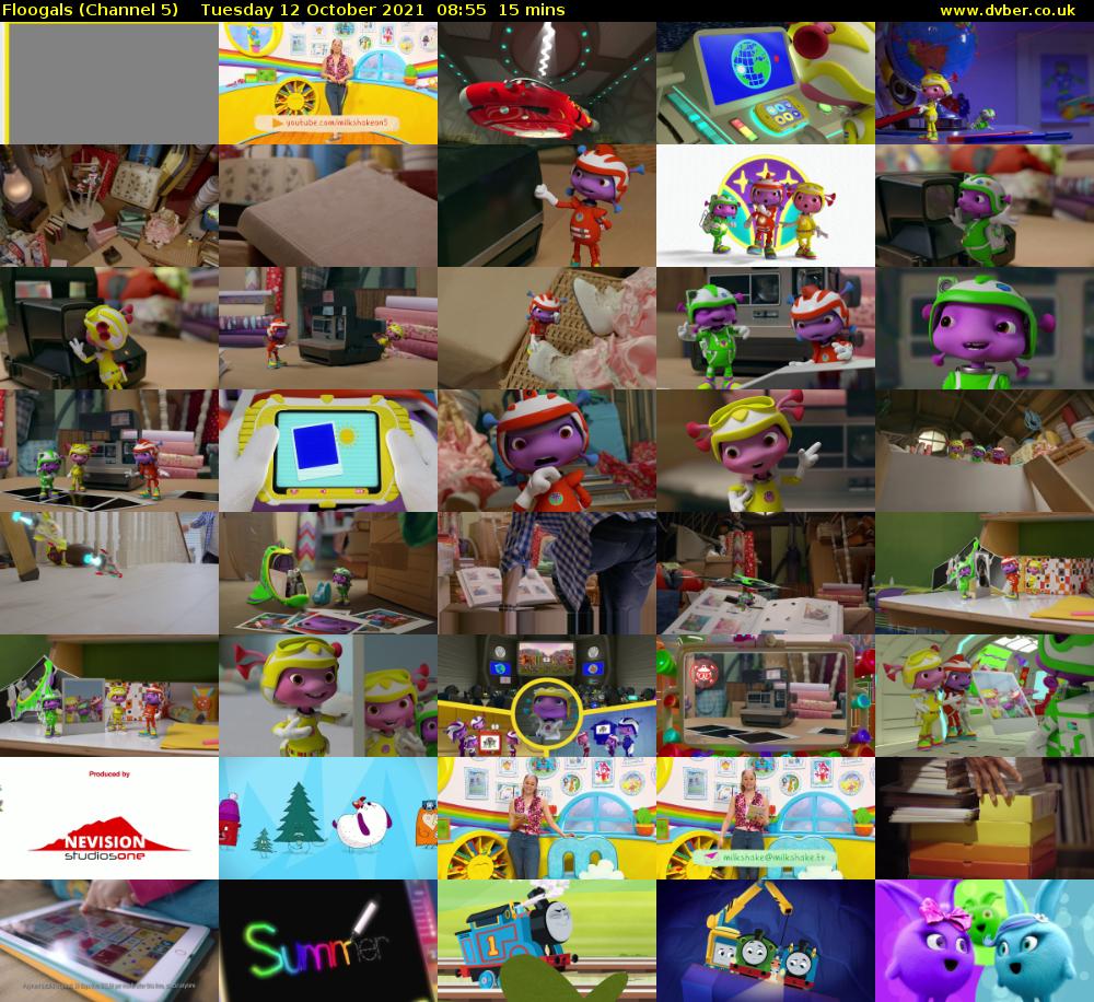 Floogals (Channel 5) Tuesday 12 October 2021 08:55 - 09:10