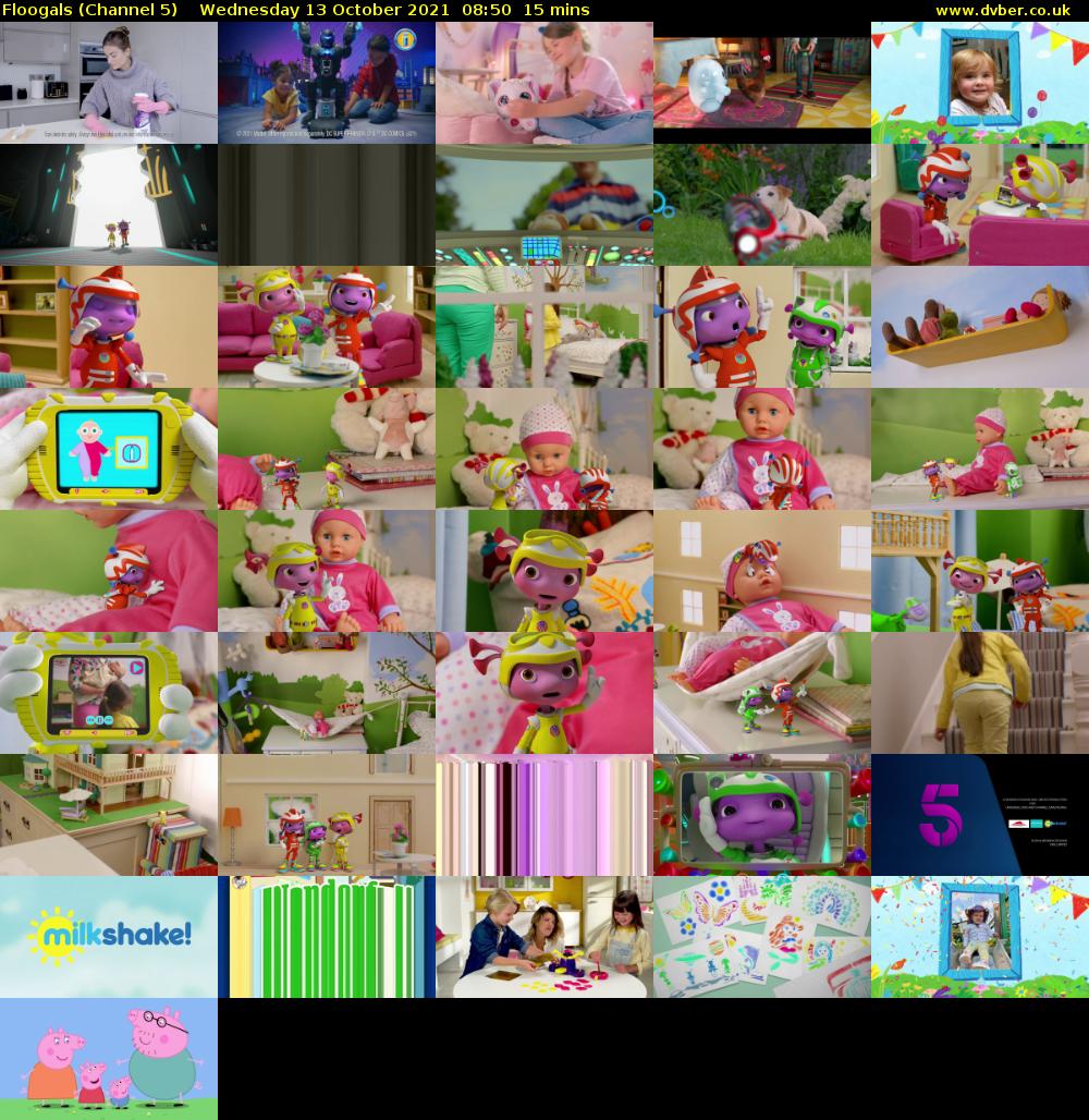 Floogals (Channel 5) Wednesday 13 October 2021 08:50 - 09:05