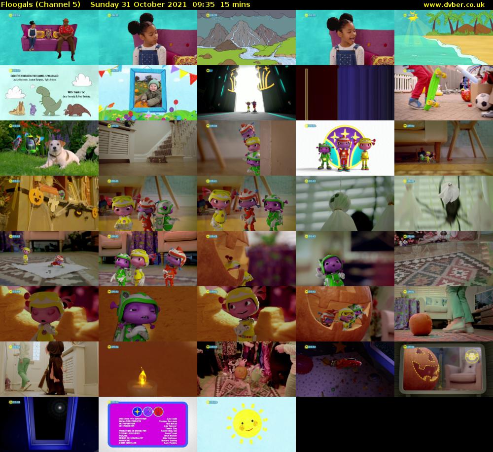 Floogals (Channel 5) Sunday 31 October 2021 09:35 - 09:50